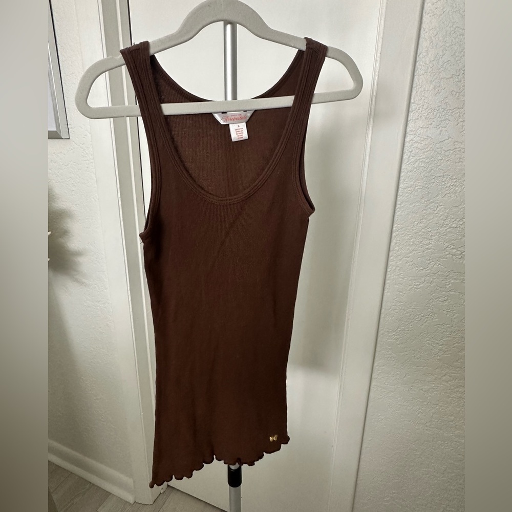 Aeropostale Brown Tank Top Size Small